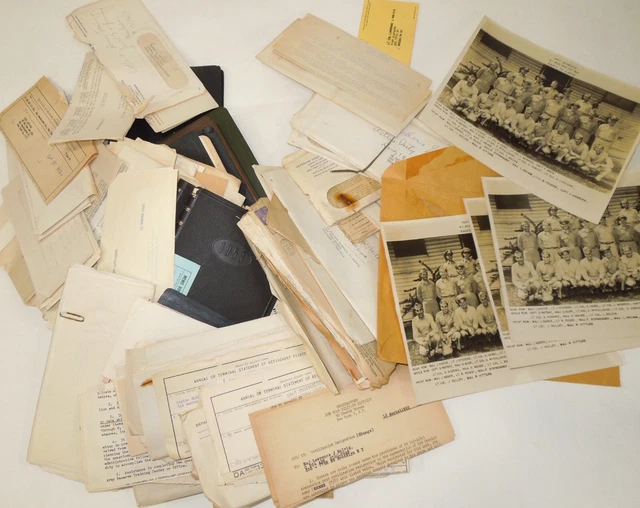 HUGE 1950'S - 60's US Army Reserve COLONEL Named Paper Document Photo ...
