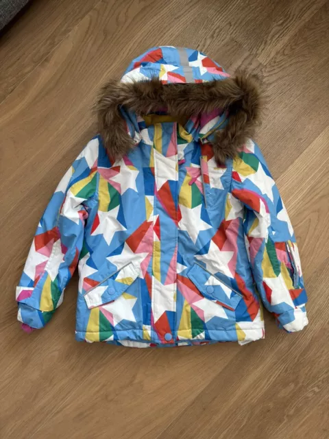 Mini Boden Girls Waterproof Coat Ski Jacket,Age 8-9,VGC