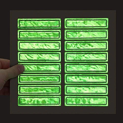 MyHardHatStickers Fluorescent Green Retro 1" x 4",