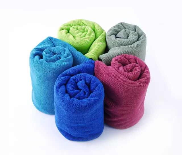 Sea to Summit Microfibre Tek Towel Sizes XS to XL for camping, beach or travel
