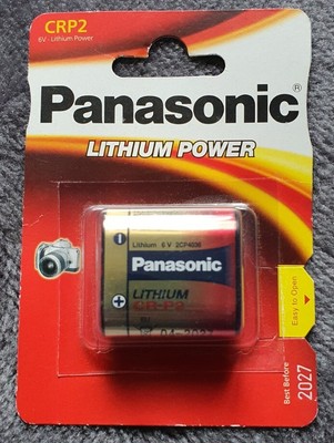 2 223 Potenza al Litio Panasonic CR-P2 BATTERIA 6V DL223 EL223AP EXP 2030 NUOVI 