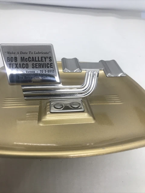 Vintage Texaco Service Complimentary Ashtray San Bernardino Ca