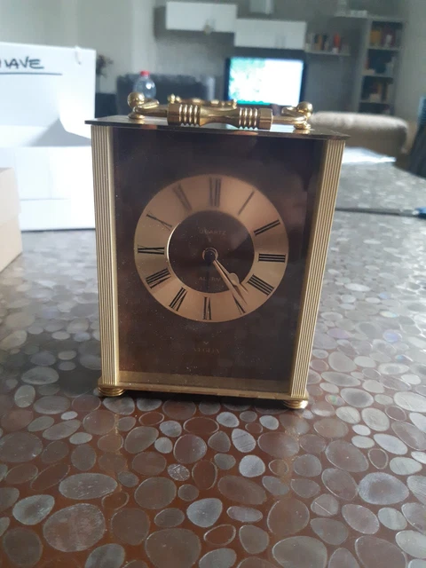 SVEGLIA DA TAVOLO marca Veglia quartz alarm vintage