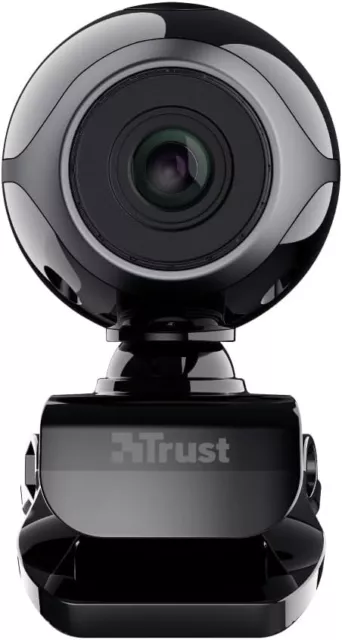 Trust Exis - Webcam 0,3 Megapixel Schwarz, Silber USB 2.0 640 x 480 Pixel NEU