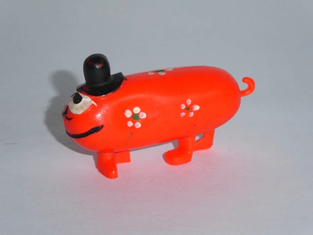 2 Figurines Les Shadoks – Jim Shadok Et Plombier – Vert Et Bleu – Vintage 1968/69 ORTF