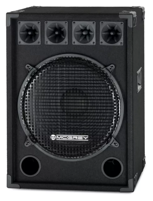 Enceinte Passive DJ PA Sono Haut-Parleur Subwoofer 15'' (38cm) Chassis Bois 800W