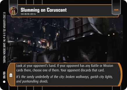 Slumming on Coruscant - Attack of the Clones - Star Wars TCG