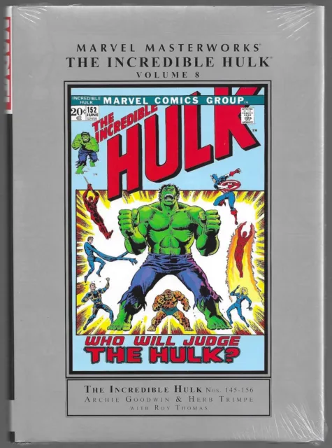 Marvel Masterworks THE INCREDIBLE HULK Vol 8 FS HC X-Men Avengers Fantastic Four