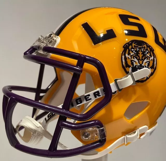 Lsu Tigers Joe Burrow Custom Mini Football Helmet National Championship Version