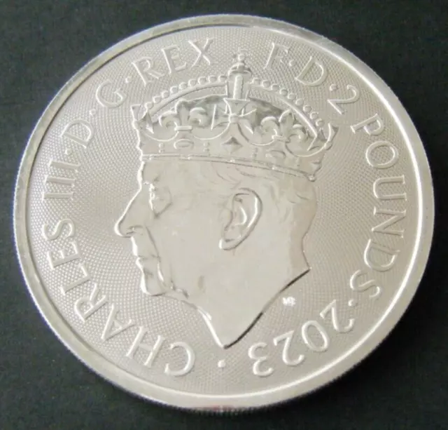 The Coronation Britannia 2023 1oz Silver Bullion Coin Royal Mint Limited Edition