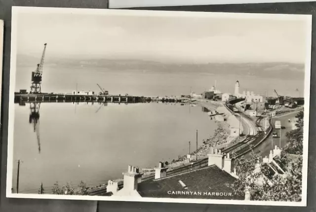 BRR Early Postcard, Cairnryan Harbour, Wigtownshire