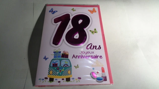 Carte d'Anniversaire Géante avec Enveloppe - Pour tes ... ans ! - Jour de Fête - Boutique Jour de fête