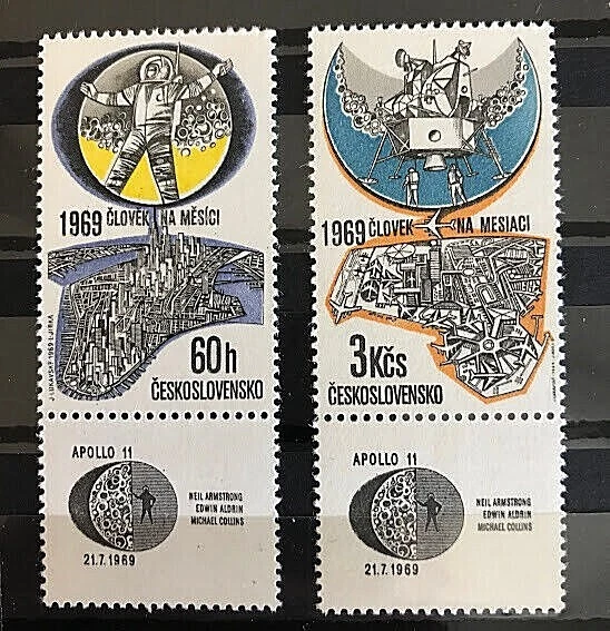 Tschechoslowakei 1969, Mi. Nr. 1888 - 1889 Zf,  postfrisch
