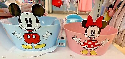 2 ciotole di miscelazione da cucina melamina Primark Disney Topolino e Minnie nuove con etichette