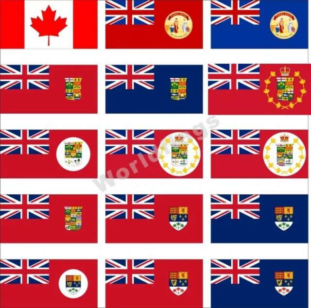 Canada Historical Flag 1868 1921 1957 3X5 3X6FT Canadian Newfoundland Olympic