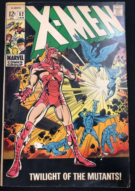 X-Men Twilight of the Mutants #52 Marvel Comics Group from 1969 Eric the Red