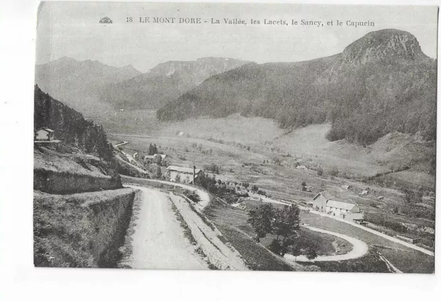63 Le Mont Dore La Vallee Les Lacets Le Sancy Et Le Capucin