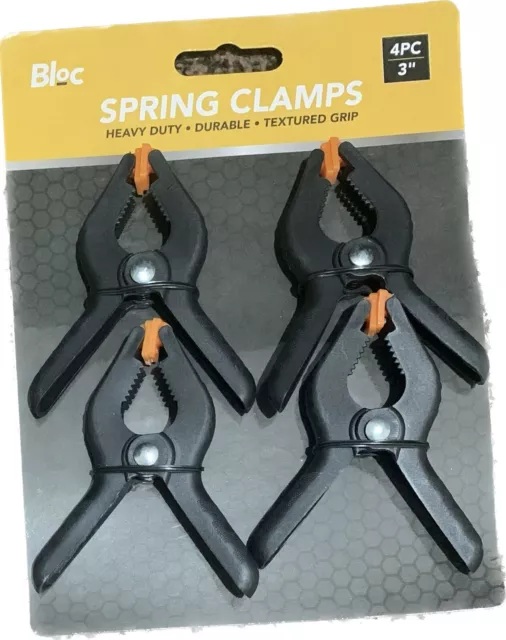 Spring Clamps Textured Grip 3" Plastic Clamps Market Stall Tarpaulin cover clips