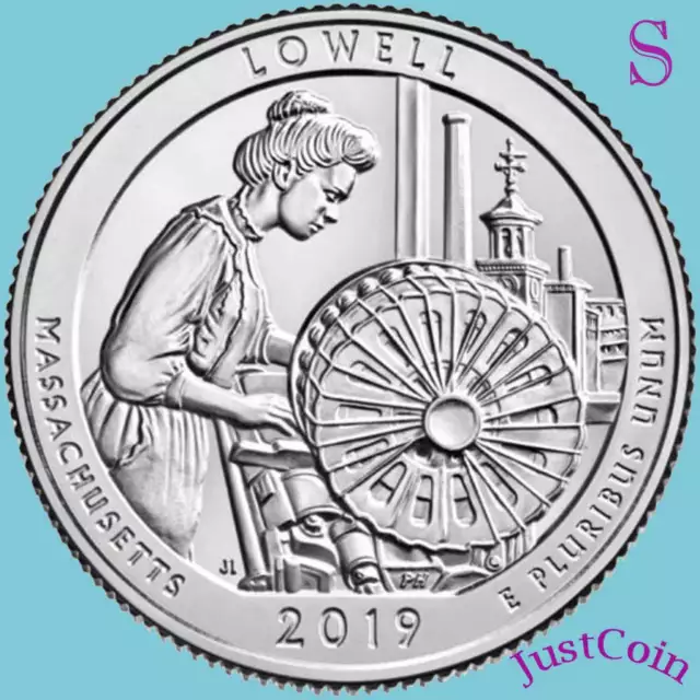 2019-S Lowell National Historic Park (Ma) Uncirculated Quarter