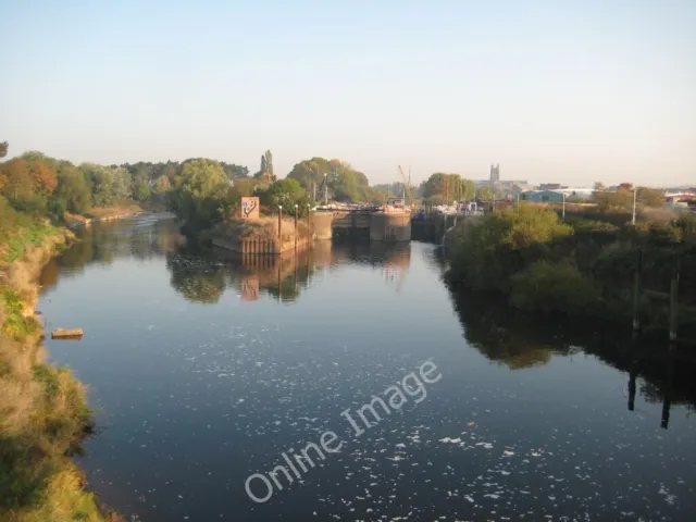 Photo 6x4 River Severn at Diglis Worcester View of the River Severn from  c2011