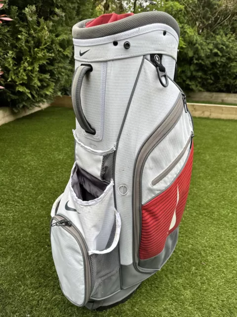 Nike Golf Cart/tour Trolley Bag Ok Condition 9 Pockets