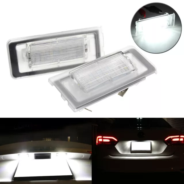 Placchette A Led Luci Targa 18 Led Specifiche Per Audi Tt Mk1 8N 6000K No Error