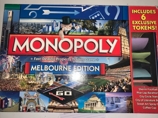 Monopoly - Melbourne Edition Board Game (Plz Read Description).