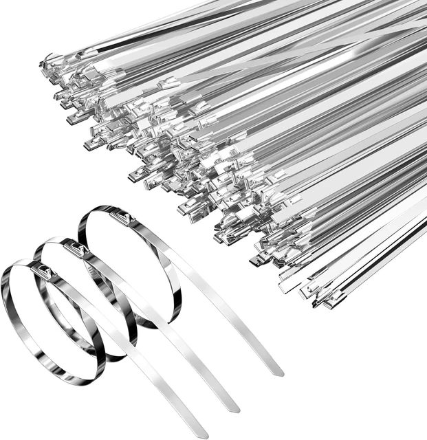 Fascette Stringitubo In Acciaio Inox 10 Pezzi - Regolabili 32-50mm Per Tubi - Foto 11