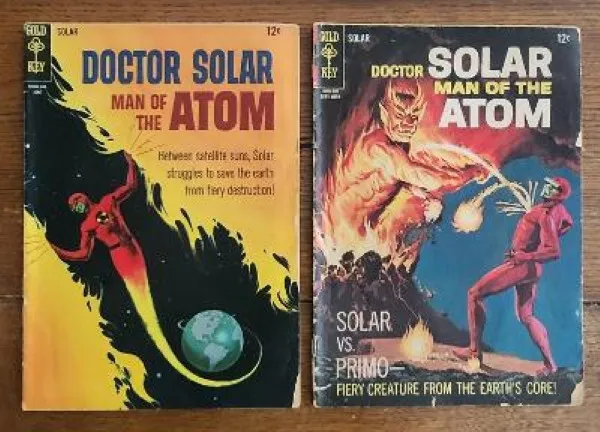 DOCTOR SOLAR MAN OF THE ATOM #16(FN) & #17(VG-), Lot of 2, GOLD KEY COMICS 1966
