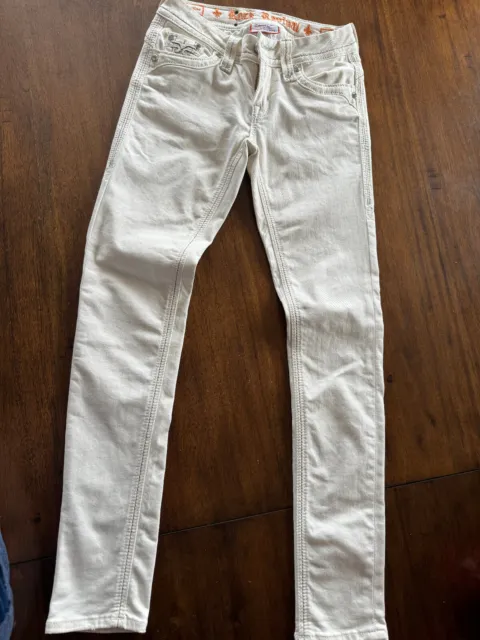 womens rock revival skinny jeans size 25