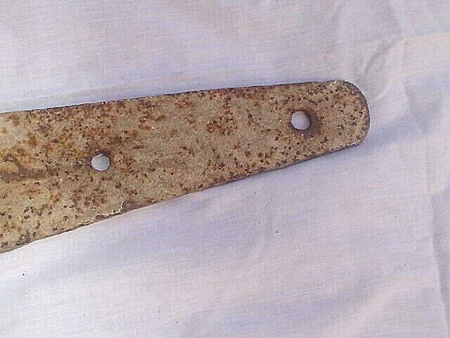 Big Fat Pair Antique Barn Door Hinges 3