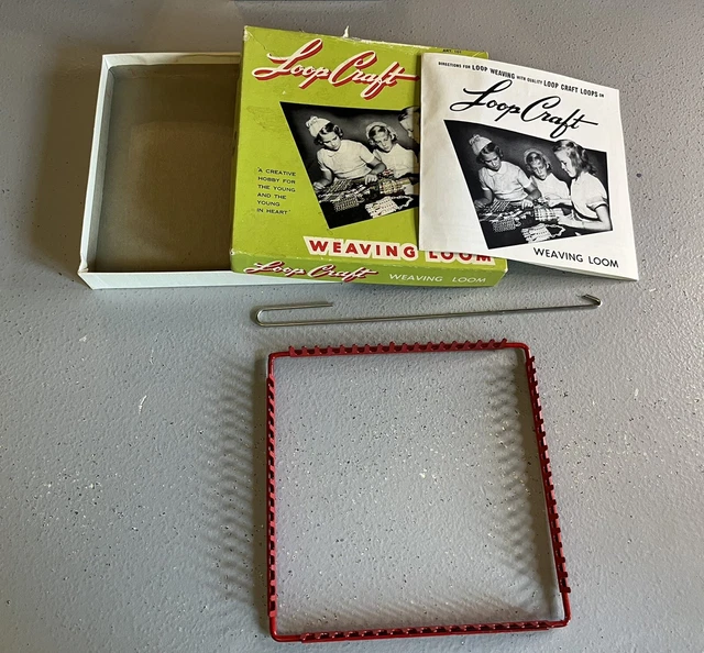 VINTAGE LOOP CRAFT Weaving Loom Nelly Bee Products Art. 101 with