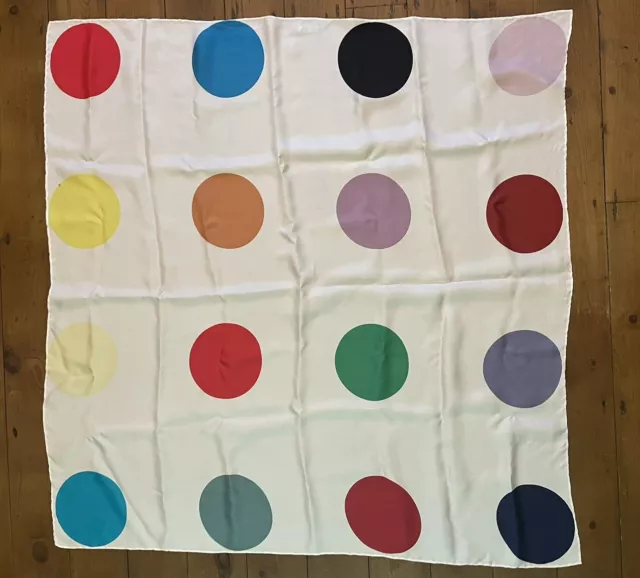 Rare Damien Hirst Other Criteria Silk Spots Art Scarf