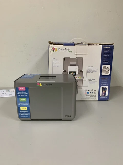 EPSON PICTURE MATE PM240 PERSONAL PHOTO LAB SNAP w/AC ,PAPER & SOFTWARE DISC EPSON PICTURE MATE PM240 PERSONAL PHOTO LAB SNAP w/AC ,PAPER & SOFTWARE DISC