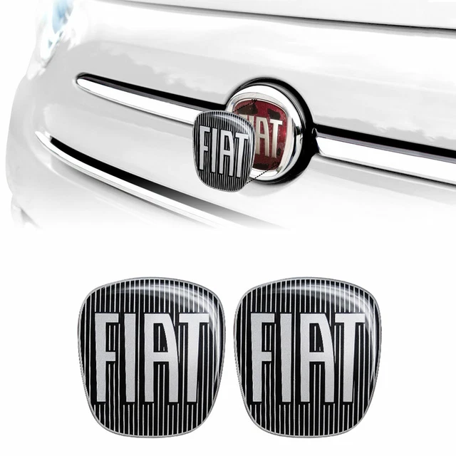 Adesivo 3D Logo Fiat Bravo Anteriore - Ricambio Lenticolare, Made In Italy