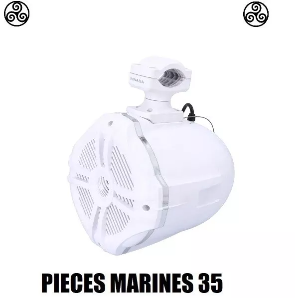 Paire De Hp Etanche 200W Blanc