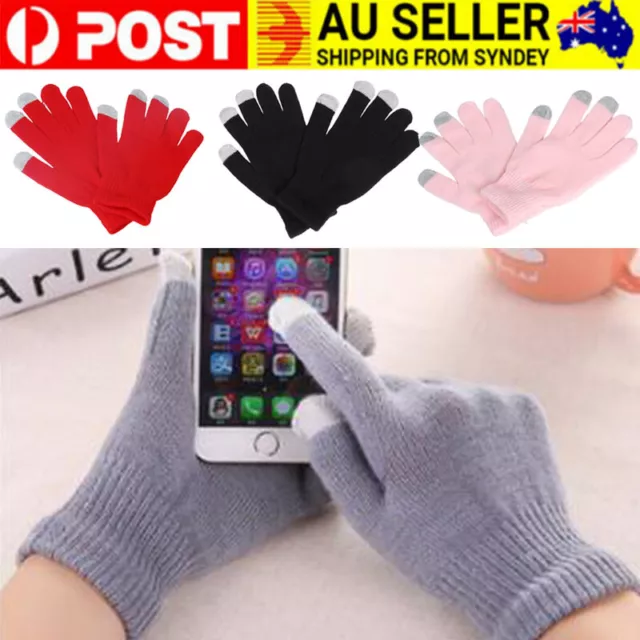 Winter Touch Gloves Screen Soft Mobile Phone Warm Thickened Glove Unisex Cycling