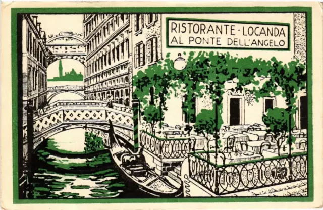 CPA AK VENEZIA Ristorante-Locanda, Al Ponte dell'Angelo ITALY (496170)