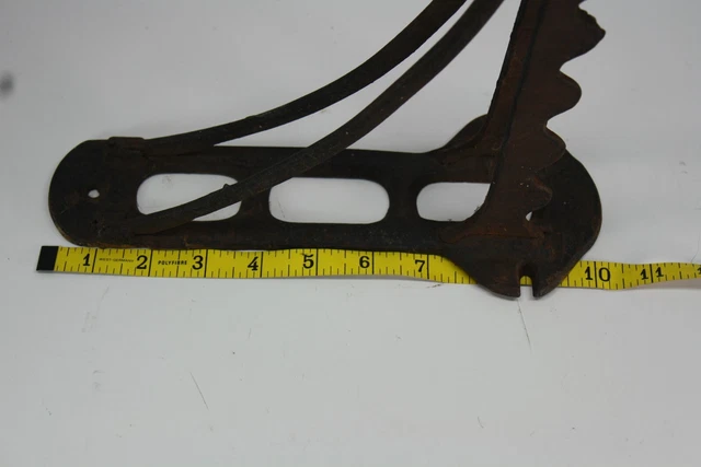 Antique Cast Iron Barn Horse Tack Harness Wall Rack Holder Farm Hand Tool Hook 4