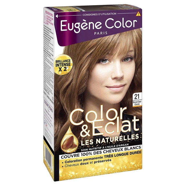 Huile Éclaircissante Pour Cheveux Eugène Color & Éclat à L'Argan - Décolorant Intense - Neuf