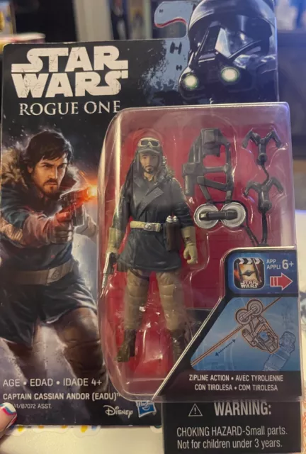 Star Wars - Rogue One - Captain Cassian Andor - 3.75" Action Figure 2016 Hasbro