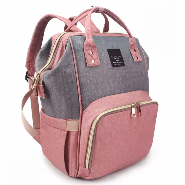 Large Mummy Baby Diaper Bag Maternity Nappy Backpack  Changing Pad