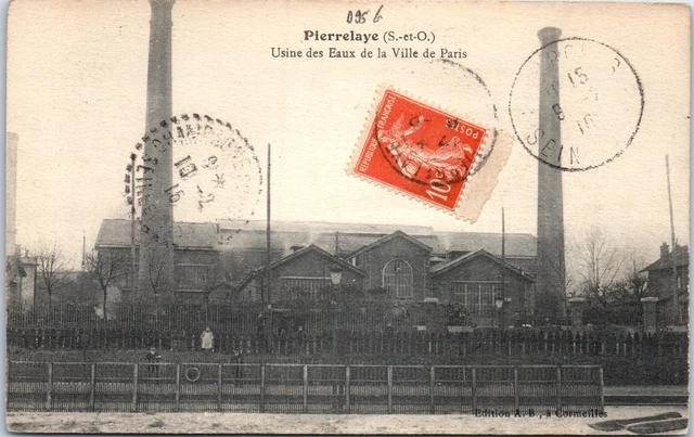 95 PIERRELAYE - usine des eaux de la ville de paris.