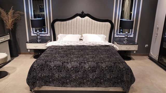 Chambre à Coucher Lit 2x Nachttische Luxe Meuble 3tlg. Classique Lits