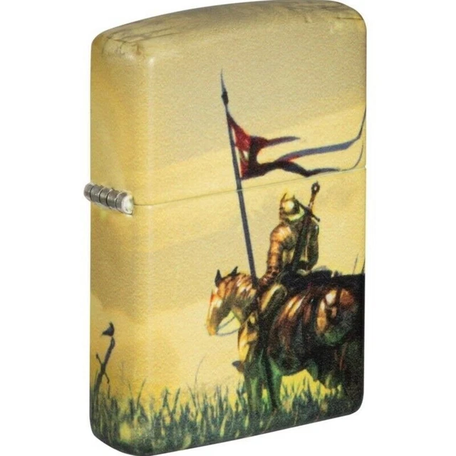 Zippo Premium Flag Horse Medieval Design 540 Petrol Lighter Windproof 49909