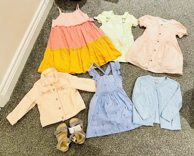 Baby Girls Bundle 18-24 & 2-3 Years Matalan River Island Next Summer Holiday