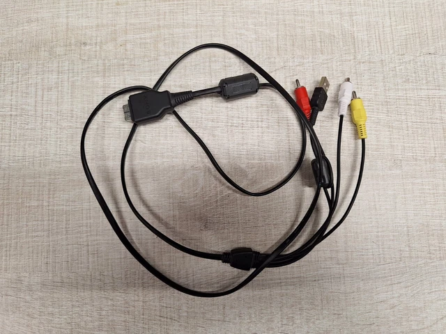 Câble Adaptateur VGA + AV Pour Sony PS2 (PSTwo) - Vers écran PC, Projecteur