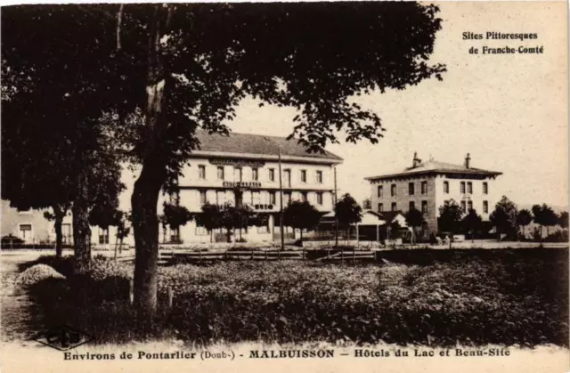 CPA Environs de PONTARLIER - MALBUISSON - Hotels du Lac et .. (183748)