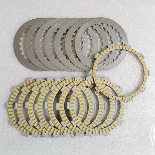 Clutch Friction Steel Plates Kit For Honda VT750 Shadow Phantom RS Spirit 98-17