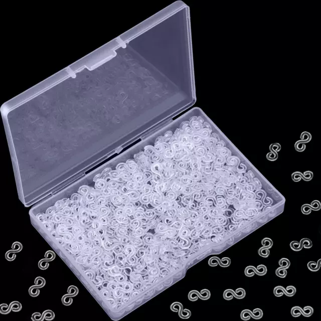 S Clips Connectors Rubber Connectors Refills for Loom Rubber Band DIY Bracelet